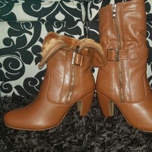 Camel colored boots